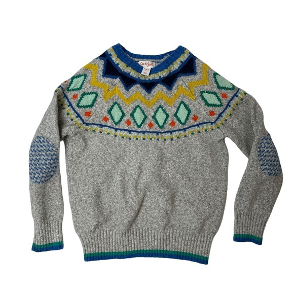 Size 4-5 Boy Gap Kids Red Quilted Jacket, Cat&Jack and H&M Sweater Bundle - Picture 4 of 12